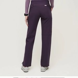 Purple shadow kade small petite figs scrub pants nwt
